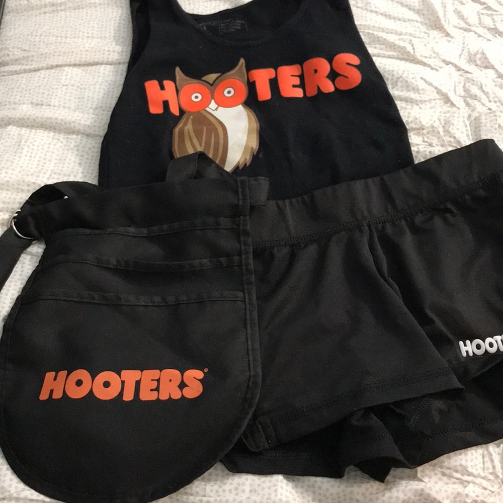 Hooters Top and Shorts (Black)